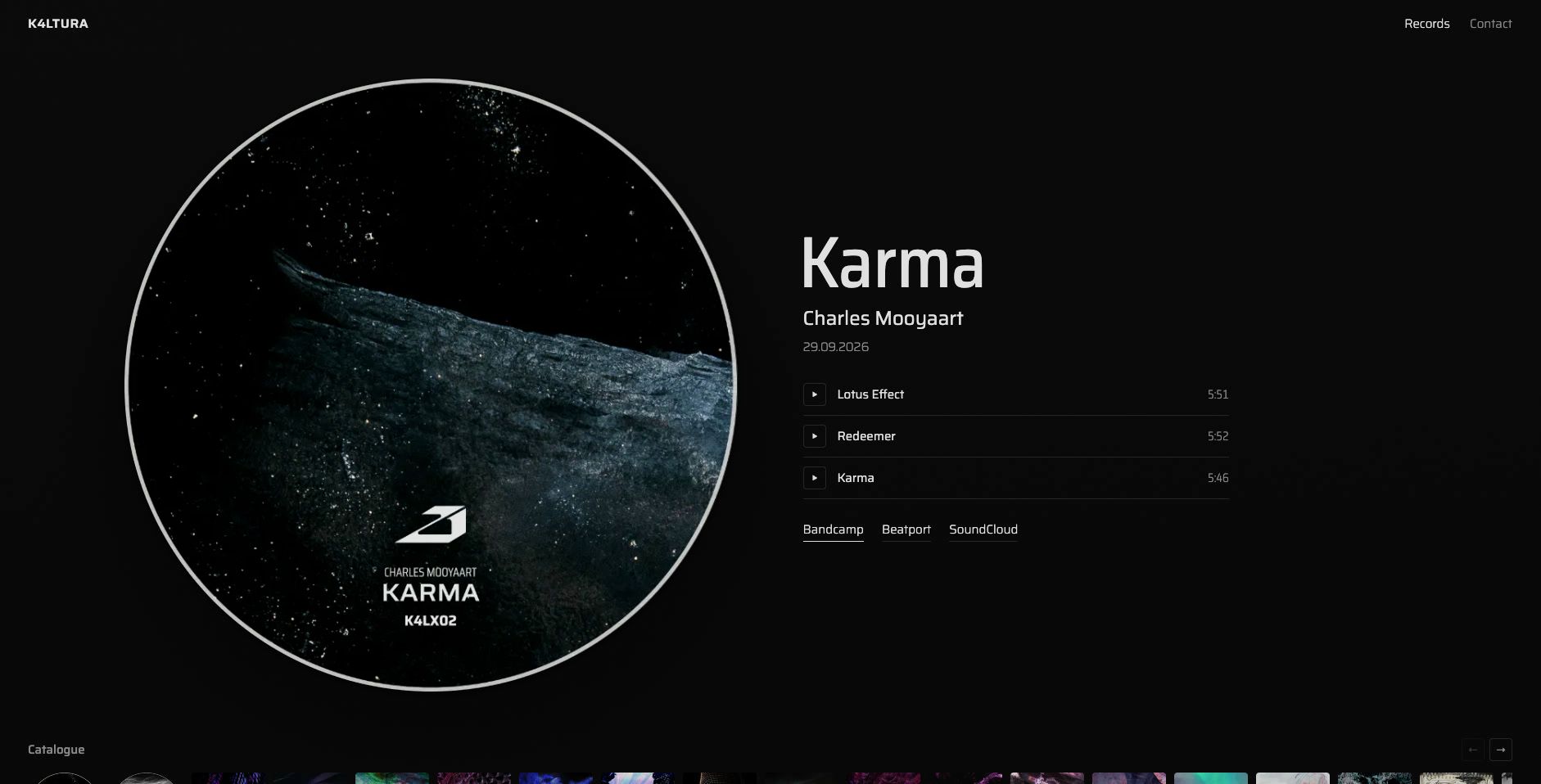 The K4LTURA website